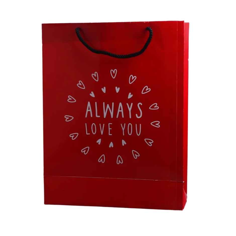 Archies Always Love You Paper Gift Bag Medium | Red
