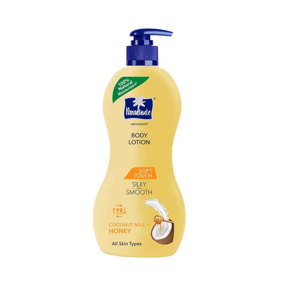 Parachute Advansed Soft Touch Body Lotion With Honey Silky Smooth Skin Combo
