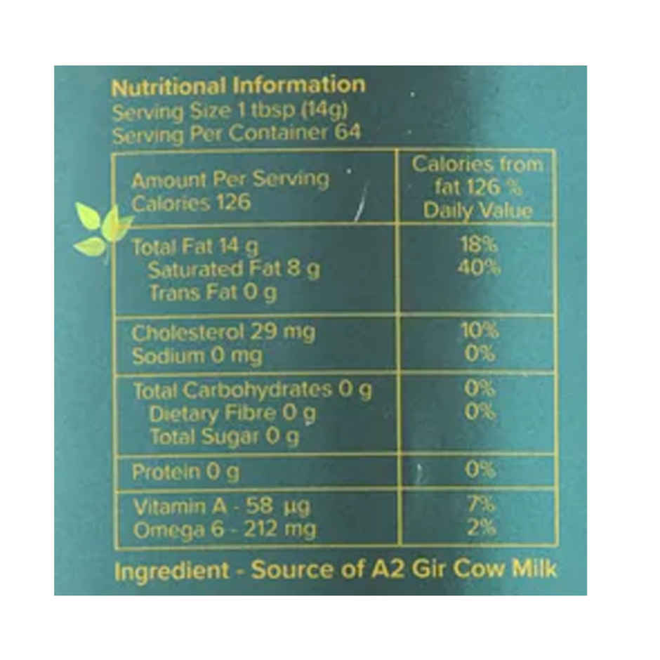 Girorganic A2 Gir Cow Desi Ghee