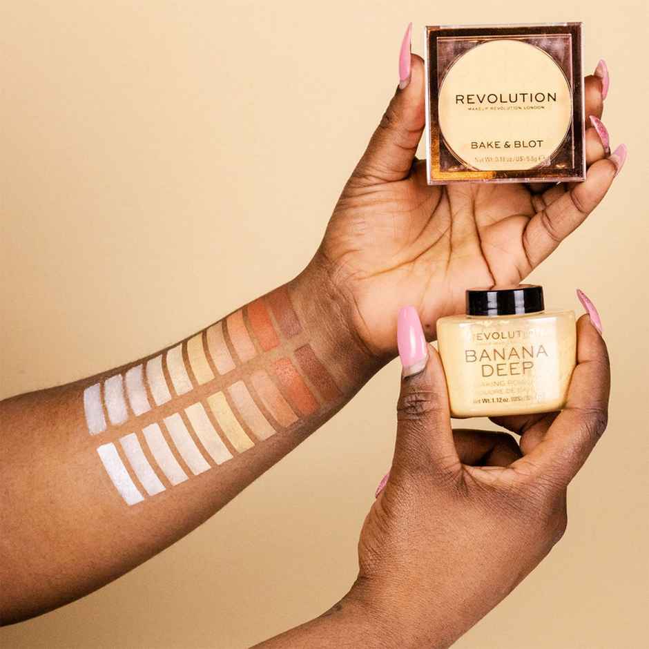 Makeup Revolution Compact Powder - Banana | Long Lasting