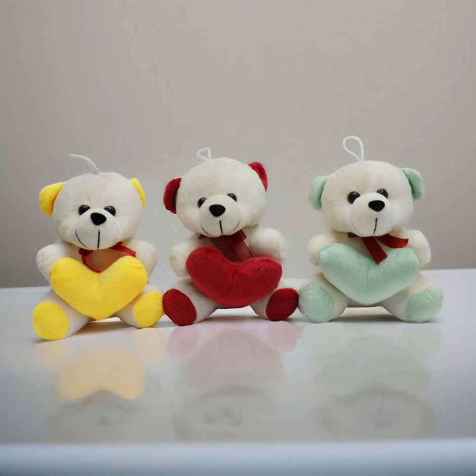 Tomuncle Romantic Teddy with Heart (Colour May Vary)