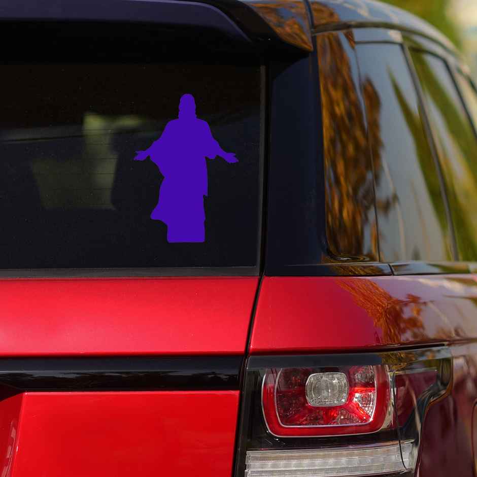 House Of Festivals Automobile Reflective Sticker - 10 x 10 Inches Design 26