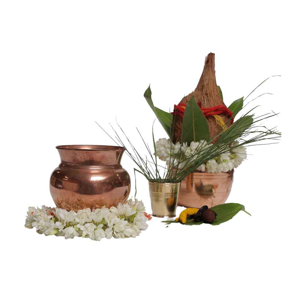 Copper Kalash for Pooja | 300 ml | Svasti