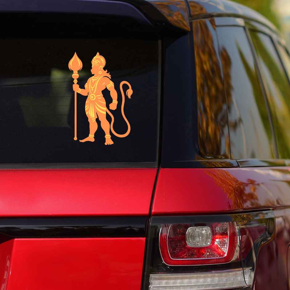 House Of Festivals Automobile Reflective Sticker - 10 x 10 Inches Design 10