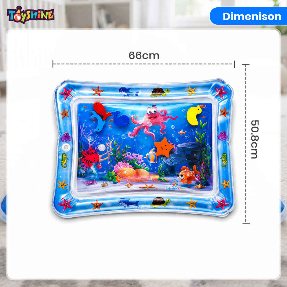 Toyshine Inflatable Water Play Mat for Babies, Multicolor