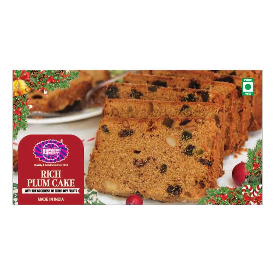 Karachi Bakery Veg Rich Plum Cake (Eggless / Veg) Combo