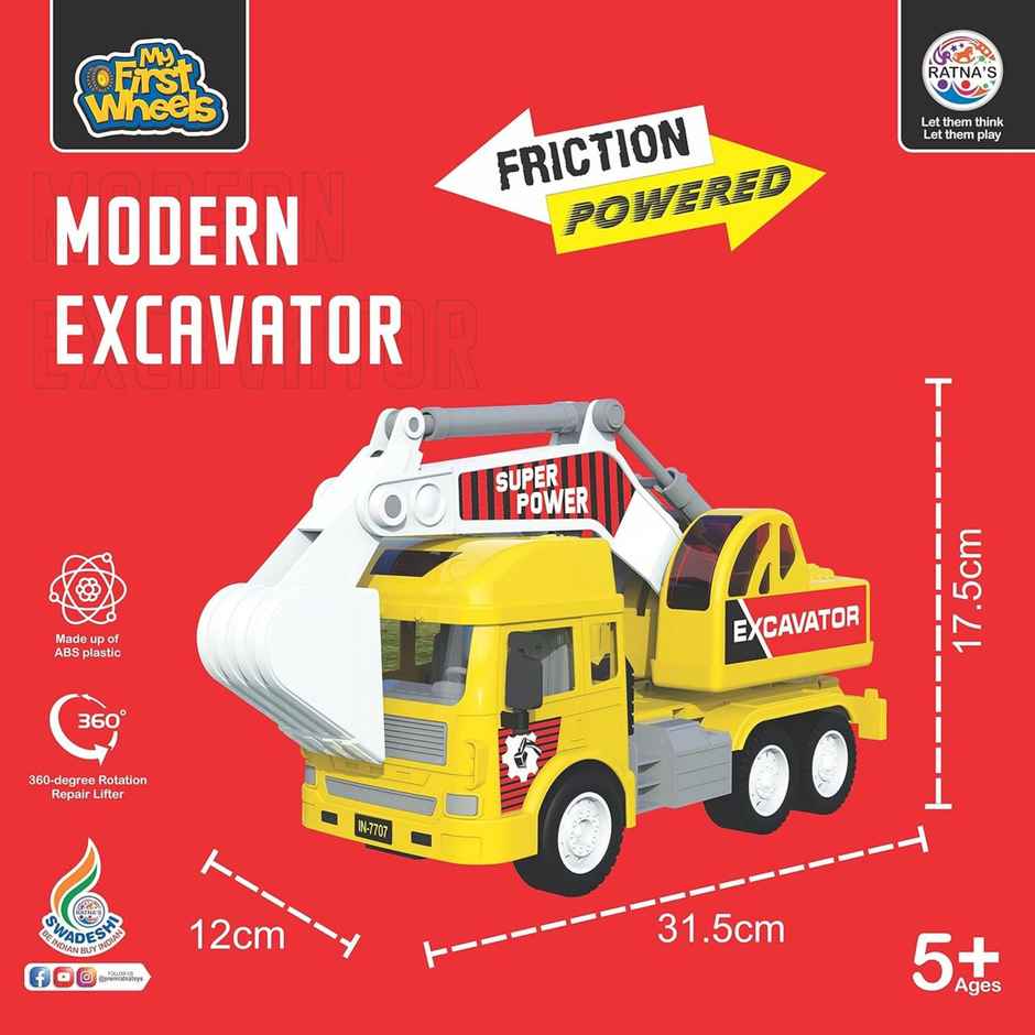 Ratna's Toy Modern Excavator Ratna's