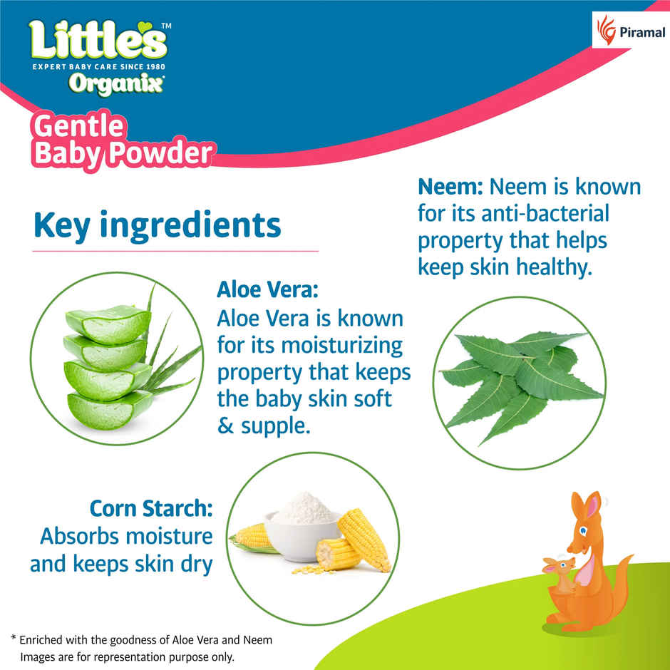 Little's Organix Gentle Baby Powder 