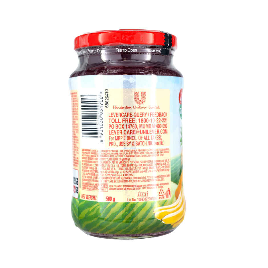 Kissan Mixed Fruit Jam(500gms) & Spencer'S Premium Milk Bread(400gms) Combo