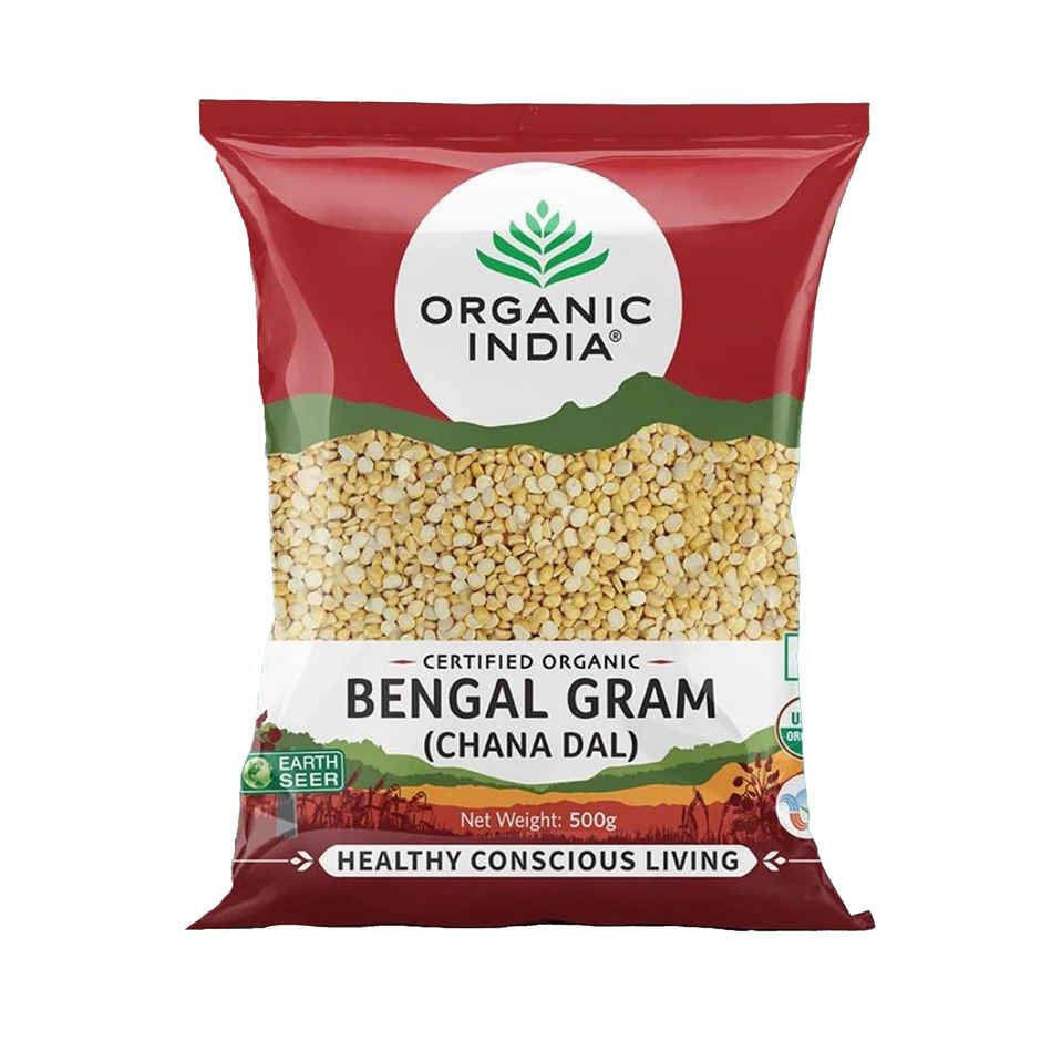 Organic India Bengal Gram | Chana Dal, Rich In Protein And Fiber