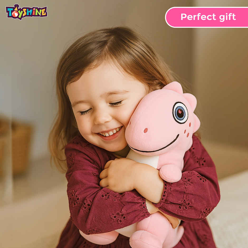 Spanker Cute Dinosaur Soft Toy Ultra Soft Plush Dino for Kids Multicolor | 25 cm