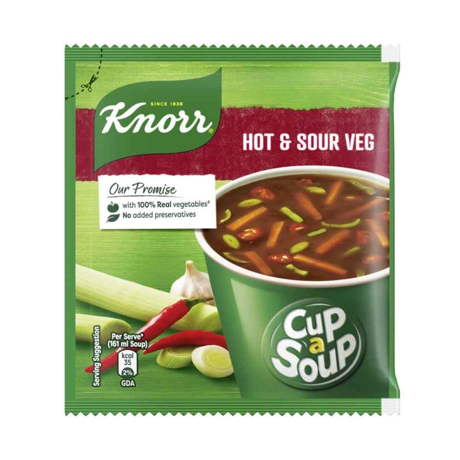 Knorr Veg Hot And Sour Cup-A-Soup 