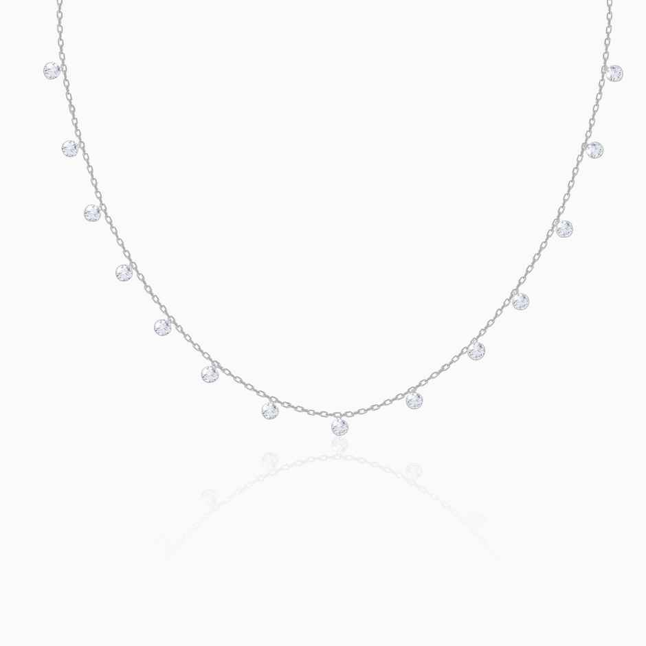 Giva Anushka Sharma Silver Queens Necklace