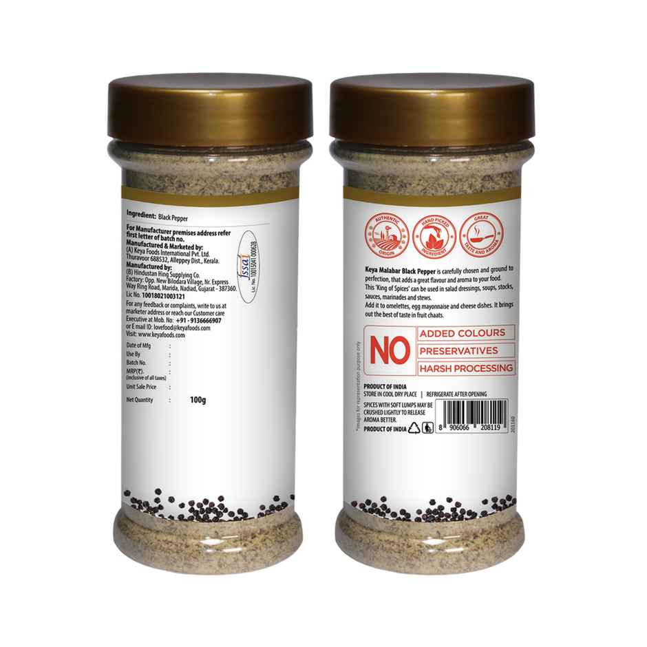 Keya Black Pepper Powder