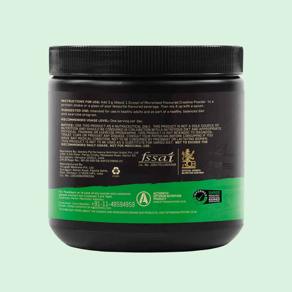 Optimum Nutrition Micronised Creatine Powder Unflavored