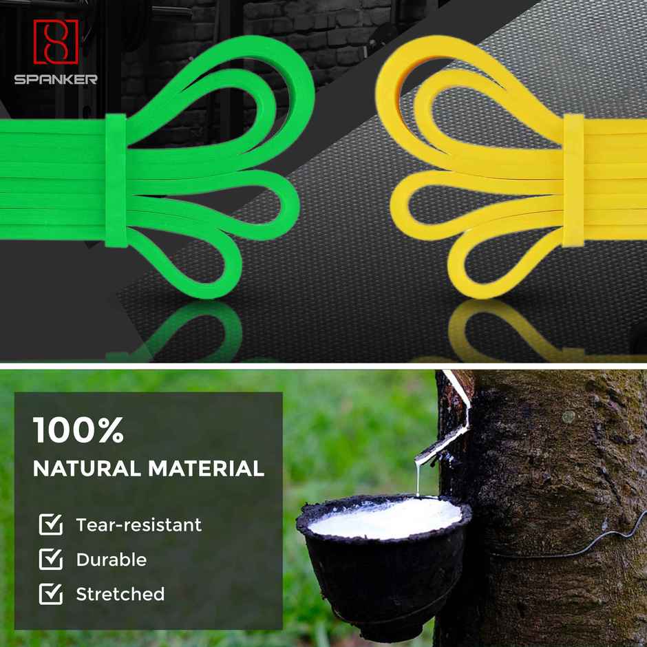 Spanker Sports 13mm Resistance Elastic Band for Fitness, Yoga & Strength Training
