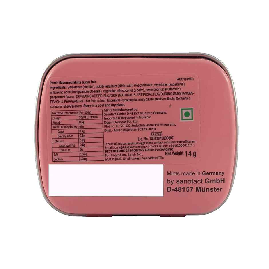 Impact Mint Sugar Free - Peach