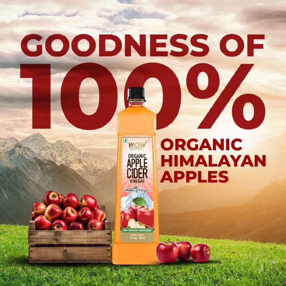 WOW Life Science Organic Apple Cider Vinegar
