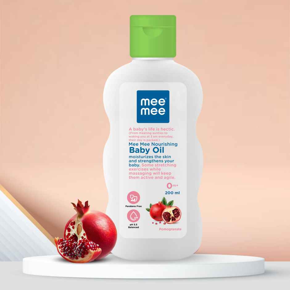 Mee Mee Baby Oil with Fruit Extracts | Newborn Friendly