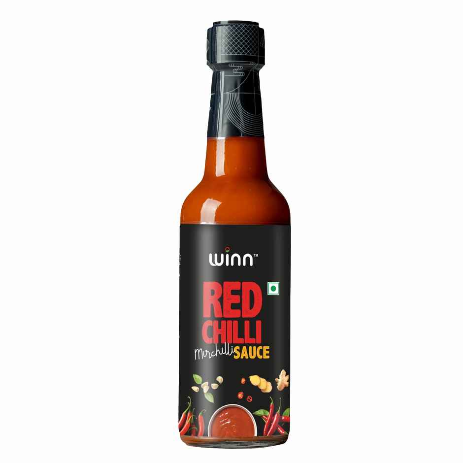 Winn Red Chilli Sauce Glass Bottles | Chinese Sauce | No MSG | No Artificial Colours or Flavours