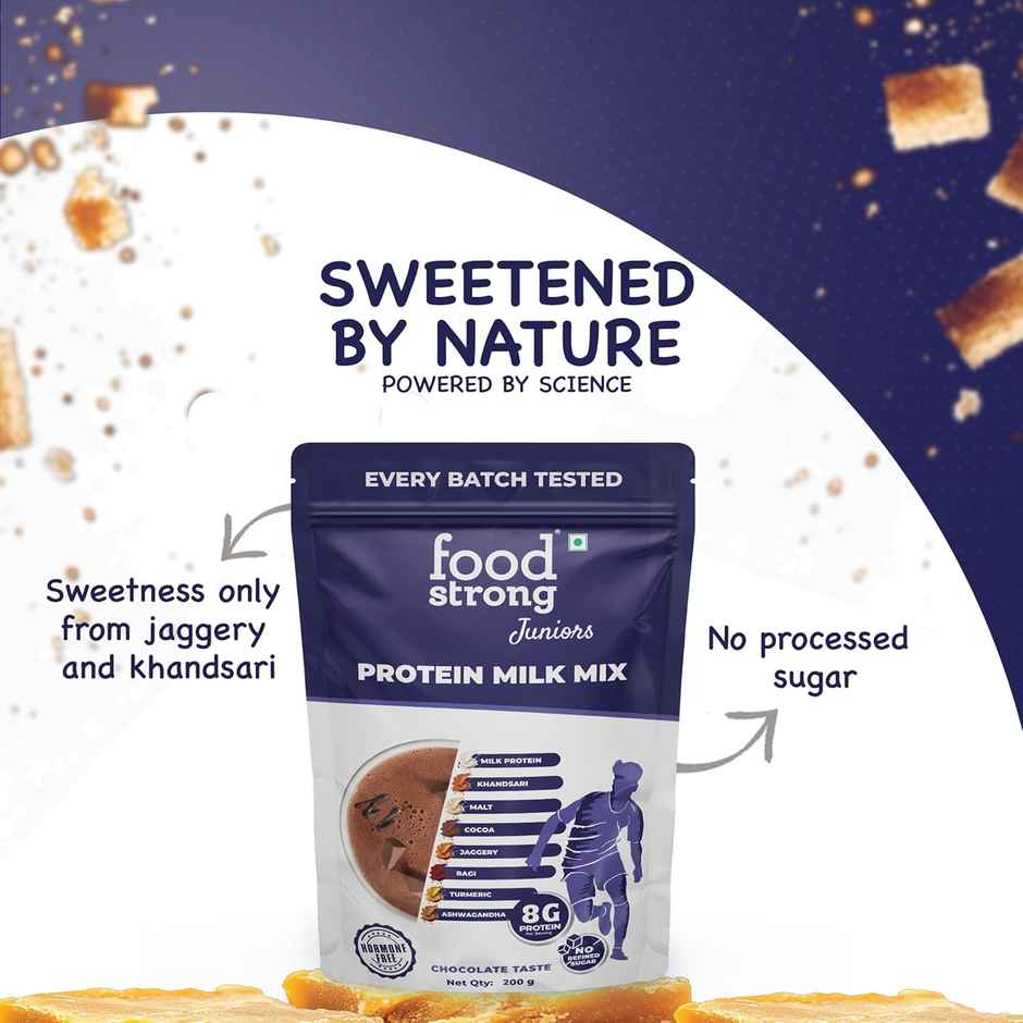 Foodstrong Teen Protein Chocolate Protein Drink Mix | For 7+ years Kids