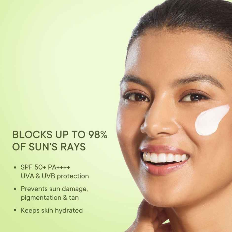 Quench SPF 50+ PA++++ Korean Sunscreen with Avocado & Vitamin E No White Cast