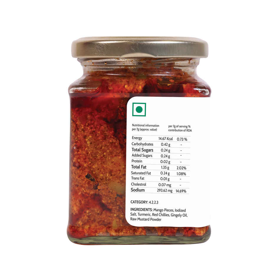 Homemade Love- South Indian Mango Avakai Pickle