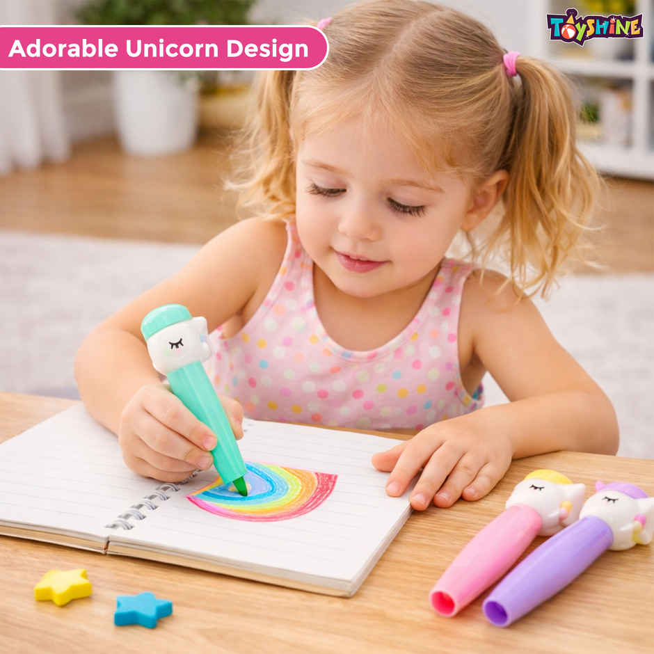 Toyshine Unicorn Highlighter Pen | Chisel Tip School Return Gift