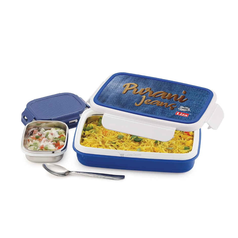 Liza Snack Pro Lunch Box With Inner Steel Blue
