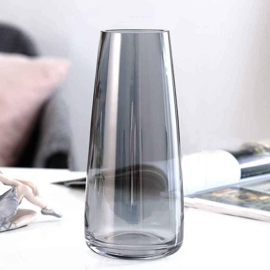 Tied Ribbons Decorative Glass Vase Without Flowers