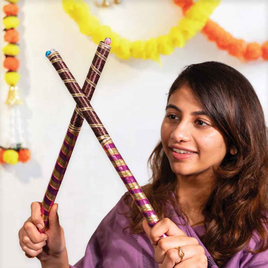Colorful Dandiya Sticks | Mangal Bhawan