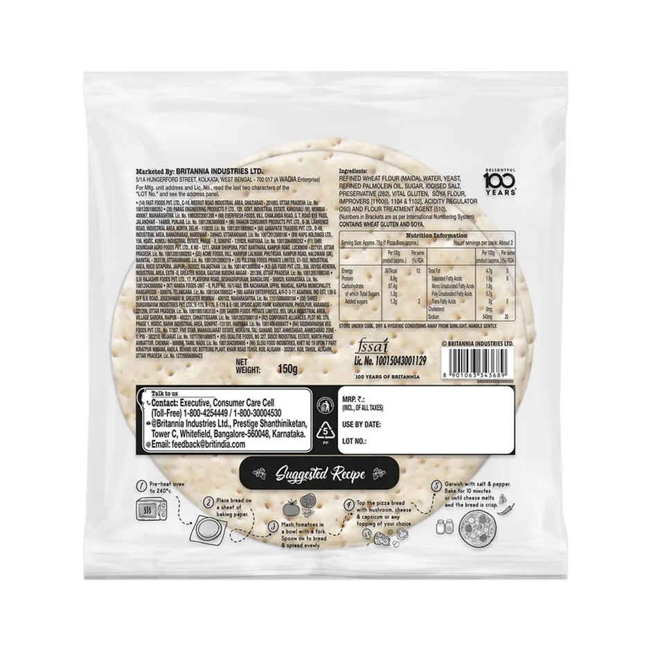 Britannia Thin Crust Pizza Bread Combo