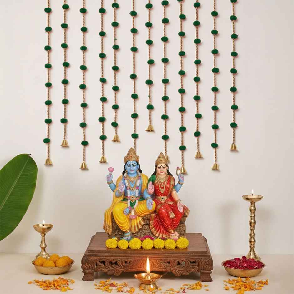 Traditional Wall Hanging with Bells - Musical Home Decor | Oye Happy | Assorted