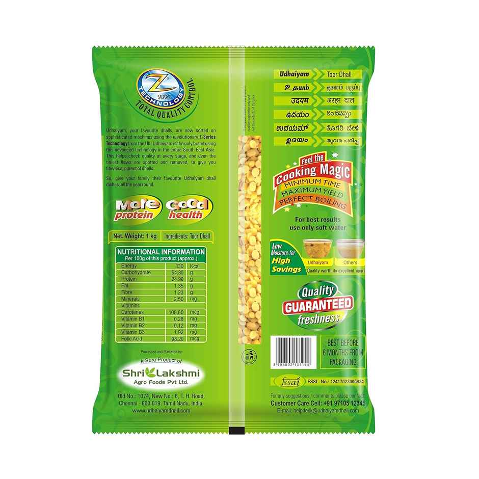 Udhaiyam Toor Dhall