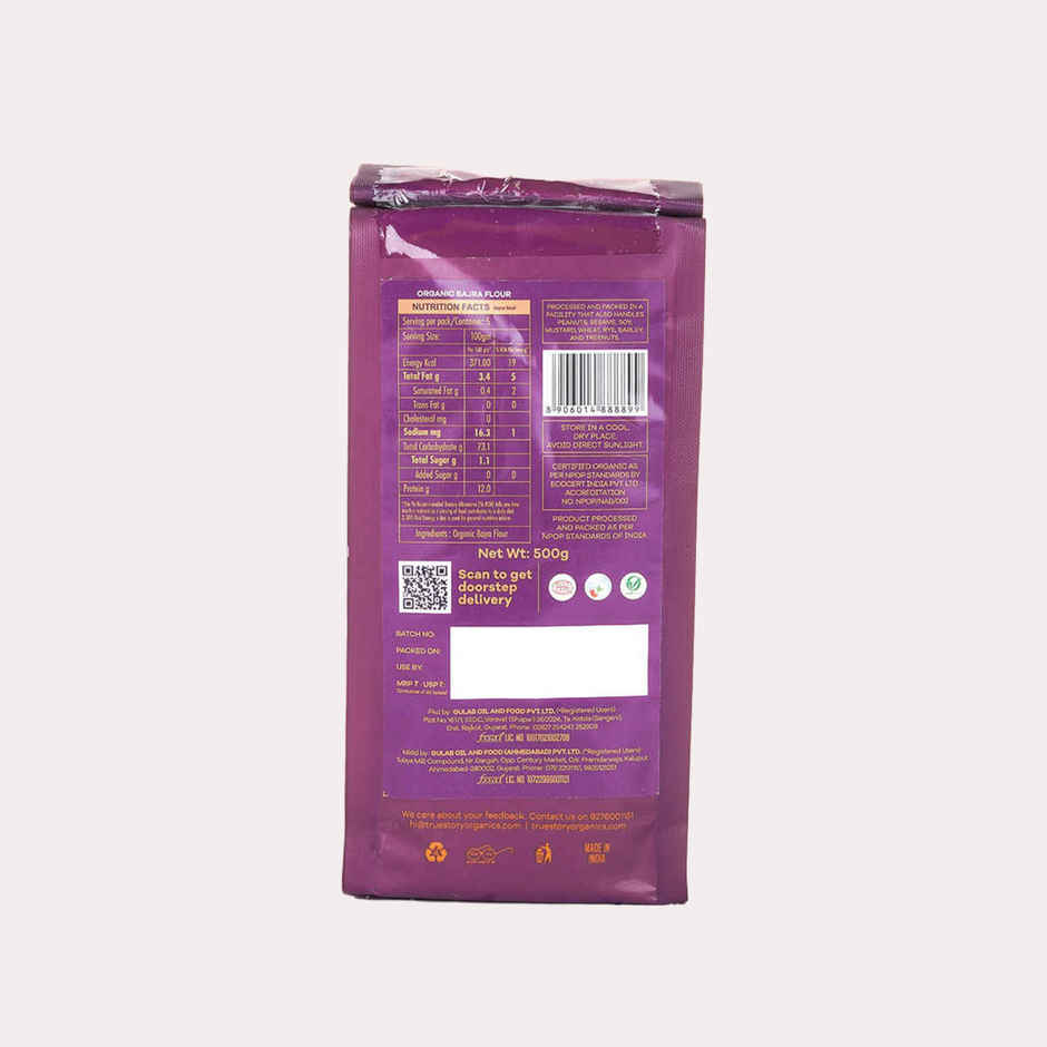 True Story Organic Bajra Flour/ Organic Pearl Millet Flour