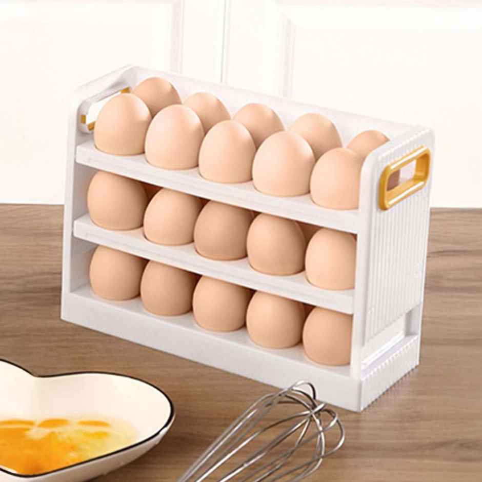 New Dawn Durable Egg Tray Box (30 Eggs) Idal Eggs Storage Box, Egg Container For Fridge, Egg Holder