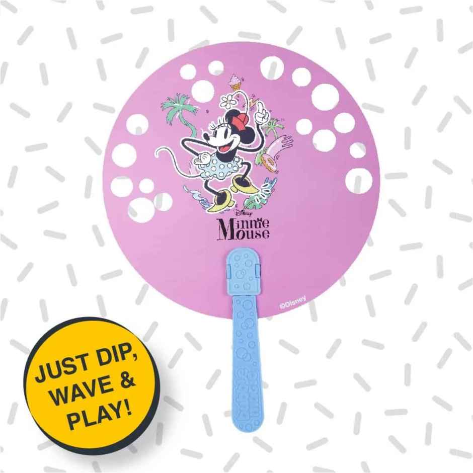 Bubble Magic FanBubs Minnie Mouse Theme - Bubble Maker Toy (Ages 3+)