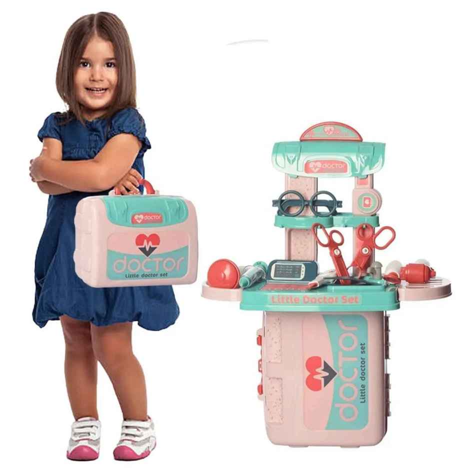 Wembley Pretend Play Doctor Kit Toys with Suitcase for Kids | 3+ years