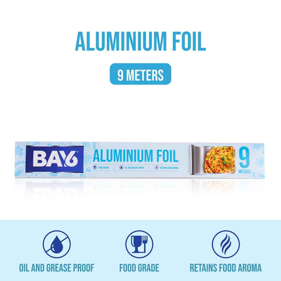 BAY6 Aluminium Foil 9 meters, 11 Microns