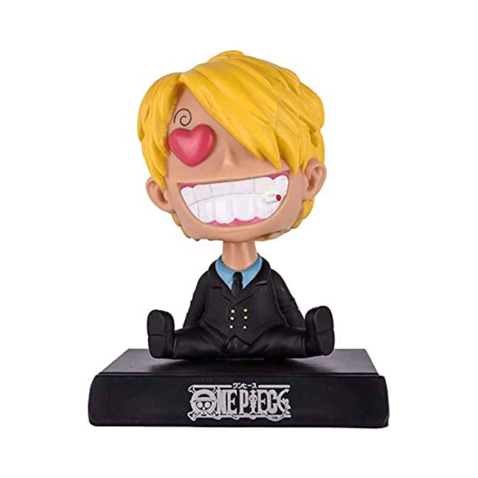 Riderevamp Sanji One Piece Anime Bobblehead Action Figure Bobble Head Figurine