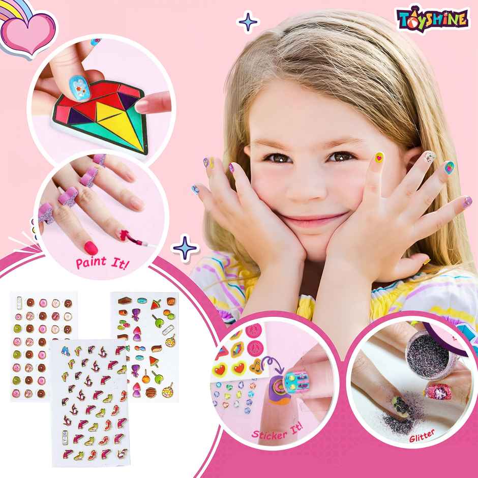 Toyshine DIY Manicure Kit | Creative STEM Toy for Kids 8+