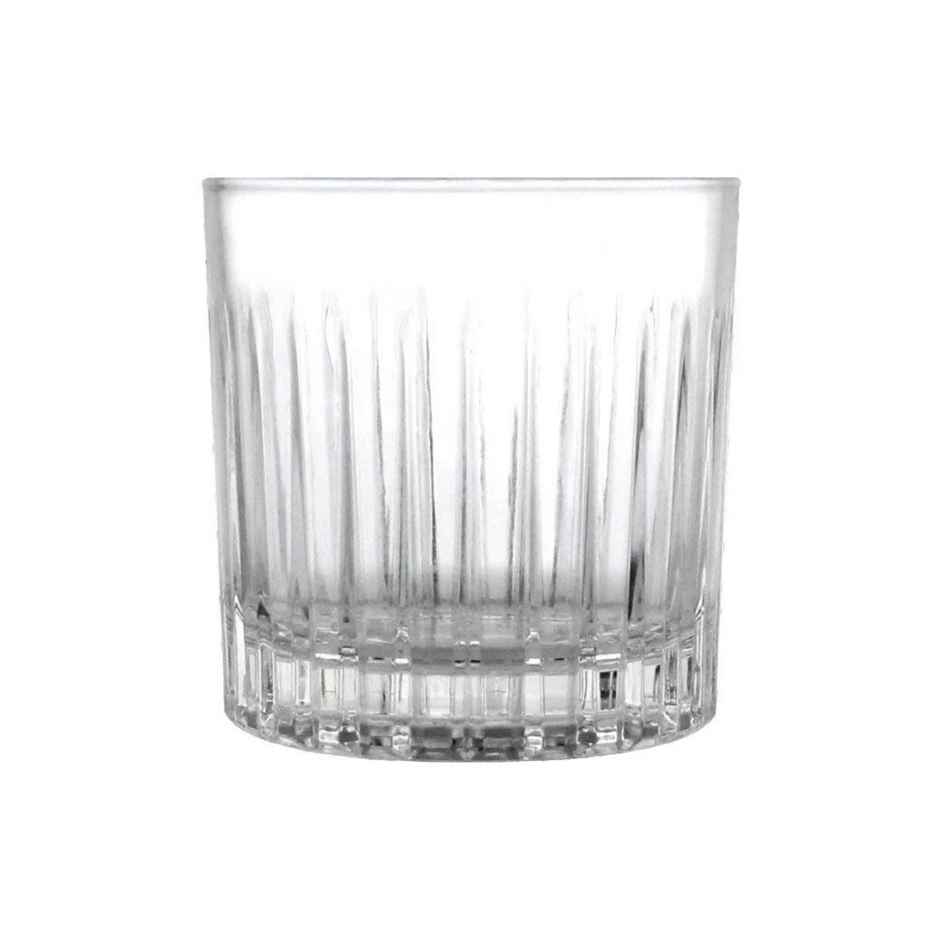 Charm Whiskey Glass Tumbler Set | 300 ml | 6 pcs | Made in India | Borosilicate Glass