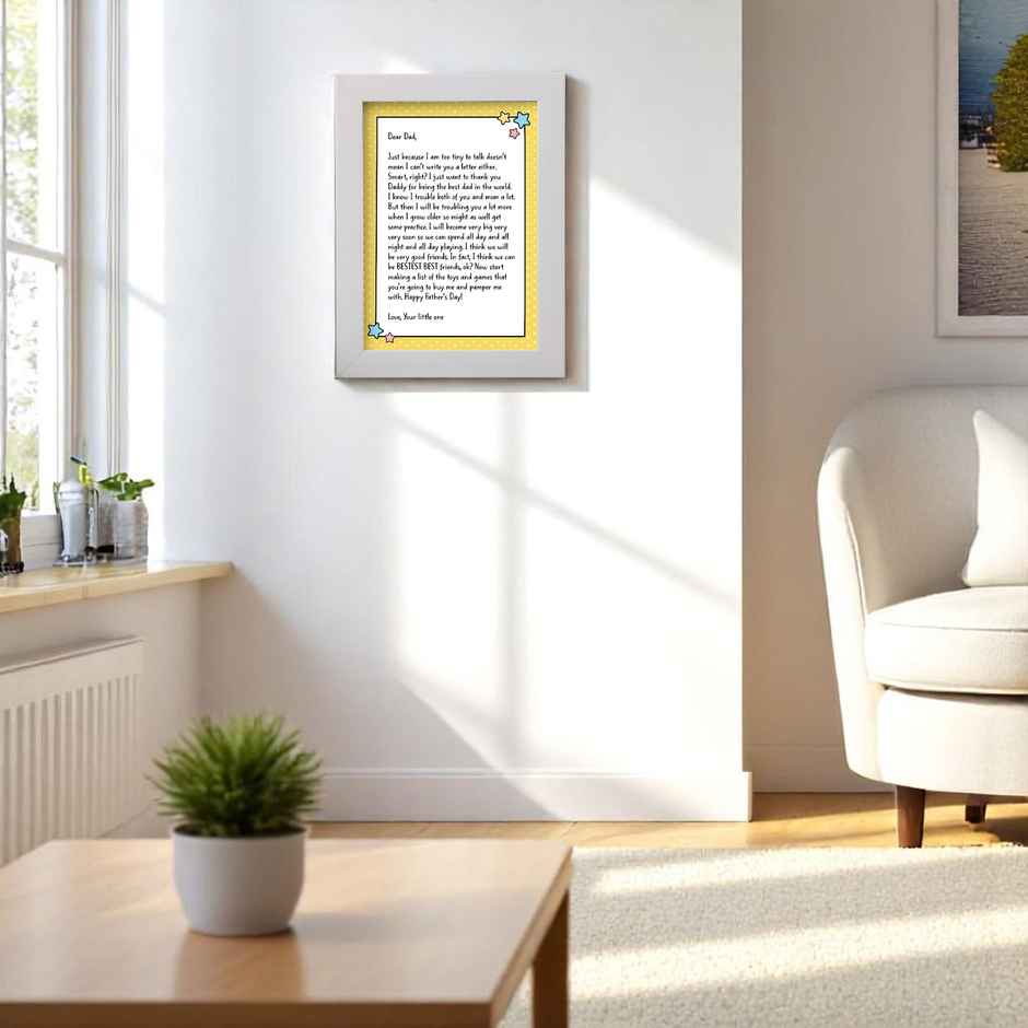 Happy Mail Letter From Baby For Expecting Dads