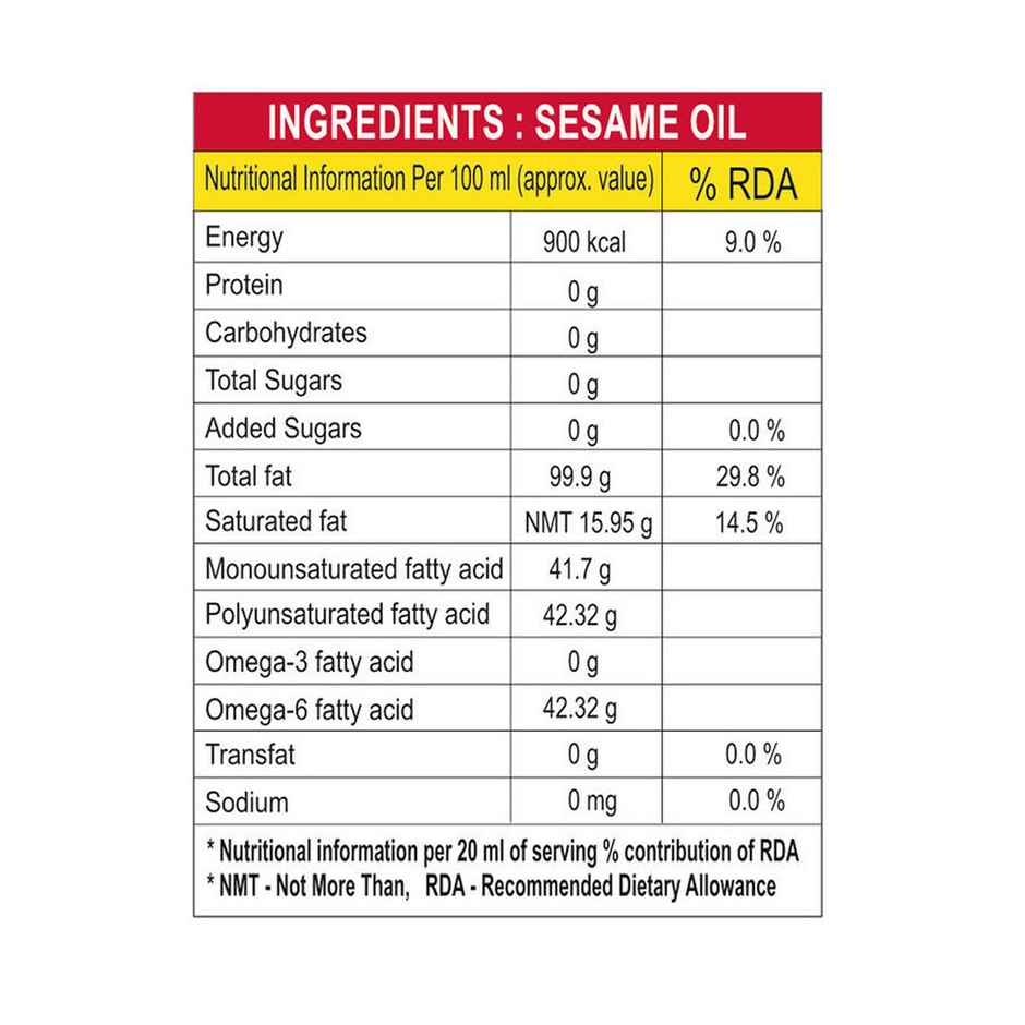 Idhayam Gingelly Oil Can