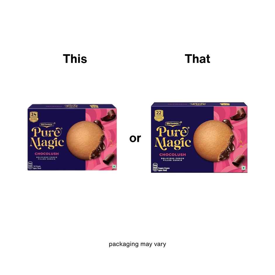 Britannia Pure Magic Chocolush Choco Filled Cookie