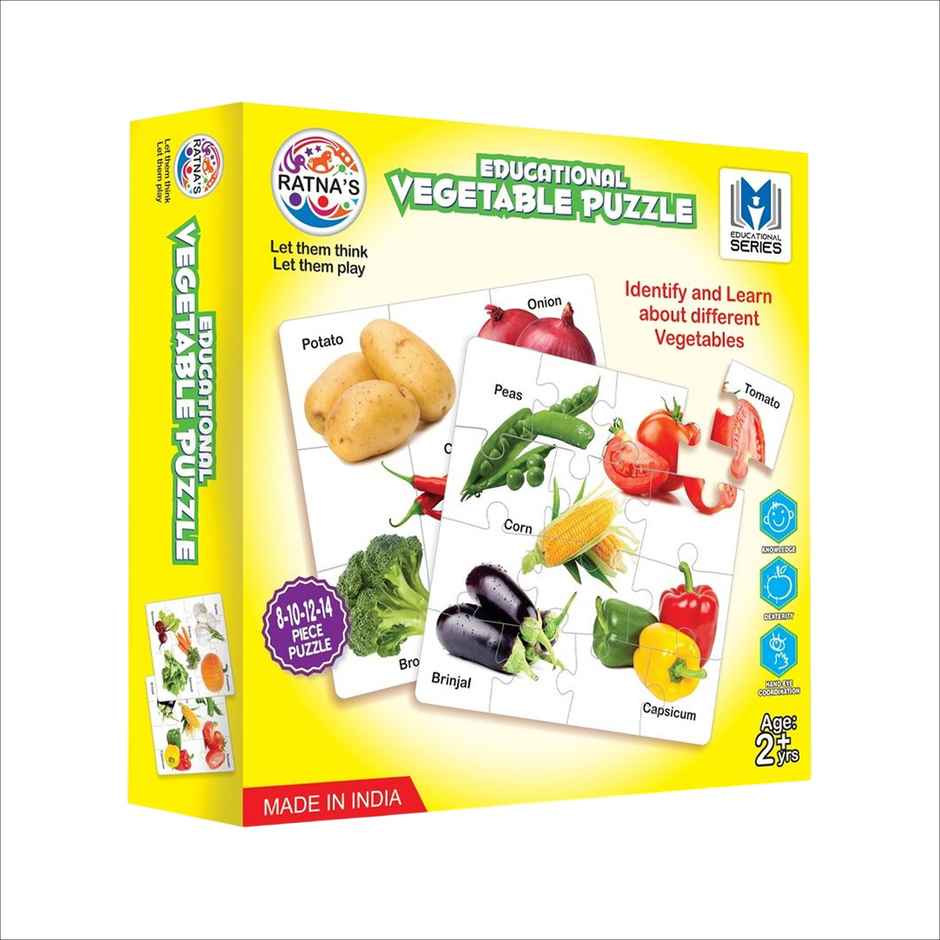 Ratna's Edu.Jigsaw Vegetable | Assorted