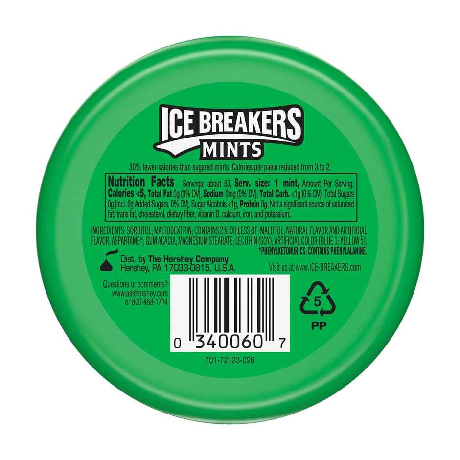 Ice Breakers Sugar Free Mint With Cooling Crystal, Spearmint