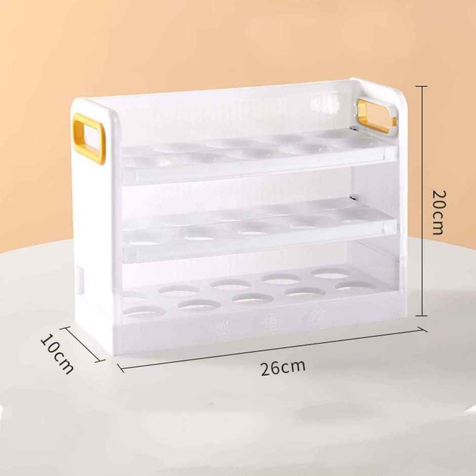 New Dawn Durable Egg Tray Box (30 Eggs) Idal Eggs Storage Box, Egg Container For Fridge, Egg Holder