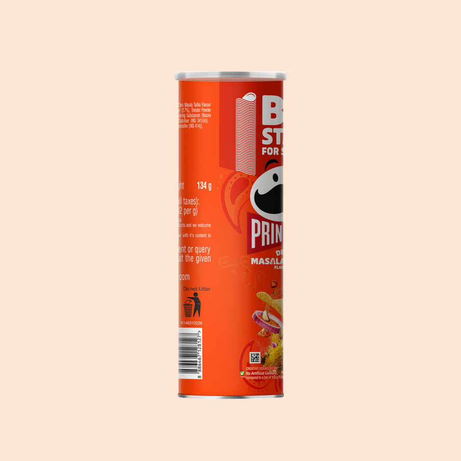 Pringles Potato Chips Desi Masala Tadka Flavour