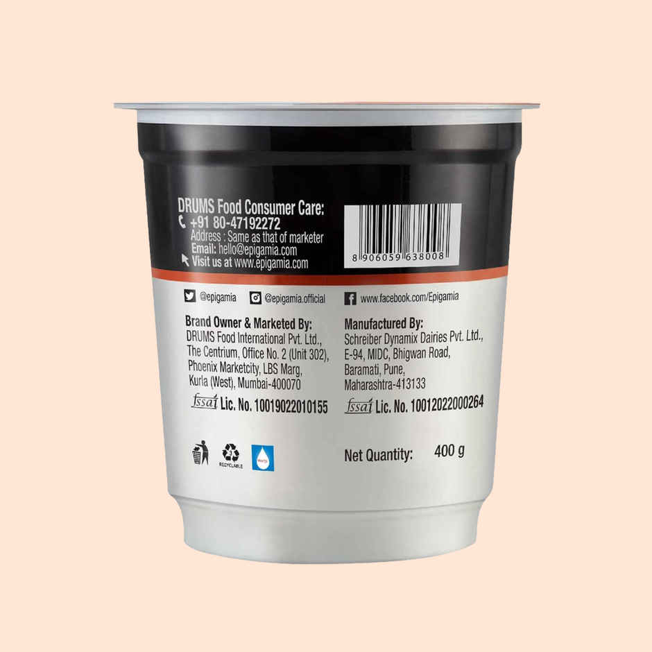 Epigamia Lactose Free Cup Curd